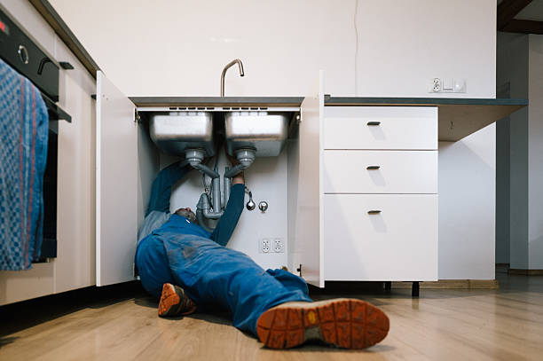 Professional Drain Cleaning technician working in Gas City, IN